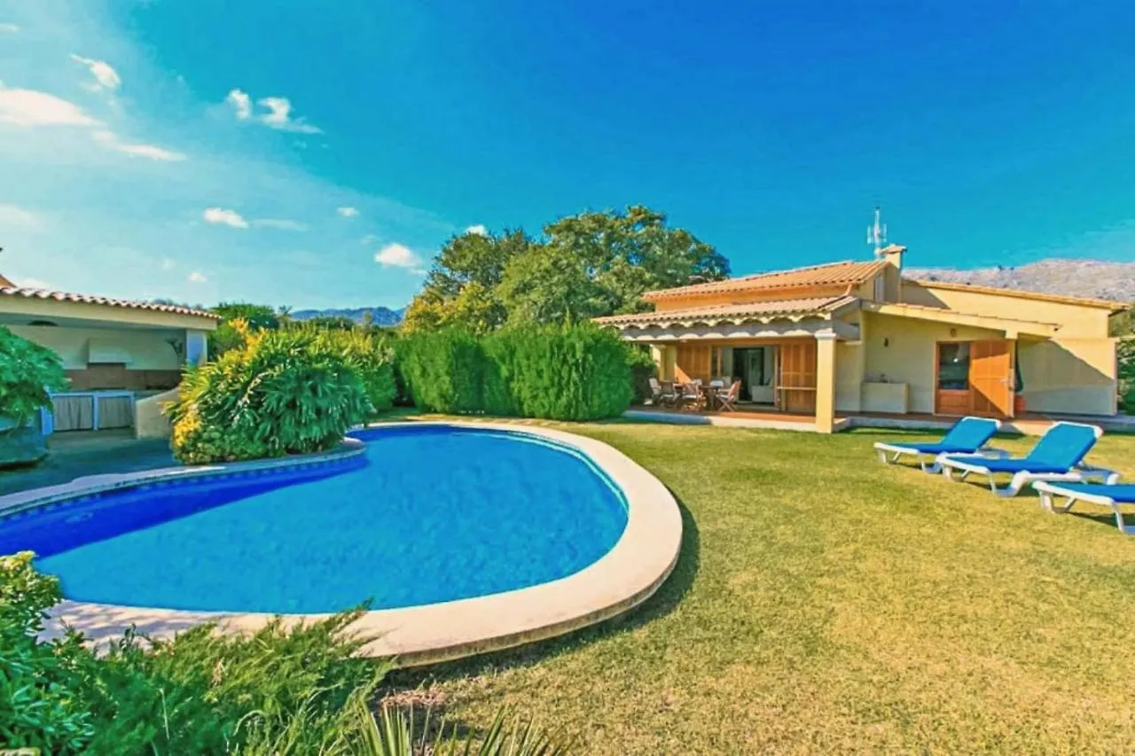 Lovely Mallorca Villa Francisco 3 Bedrooms Private Pool Close To Restaurants Pollensa España