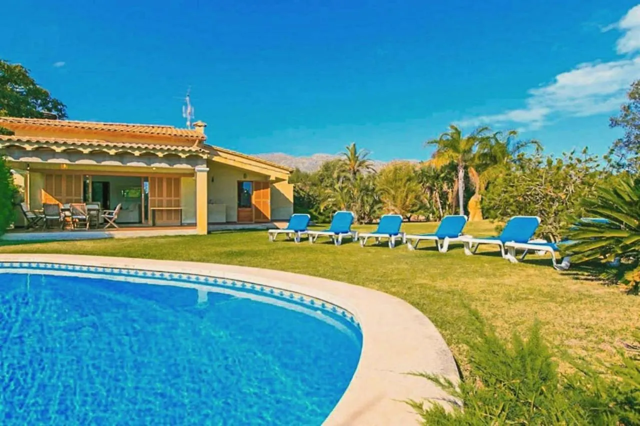 Lovely Mallorca Villa Francisco 3 Bedrooms Private Pool Close To Restaurants Pollensa