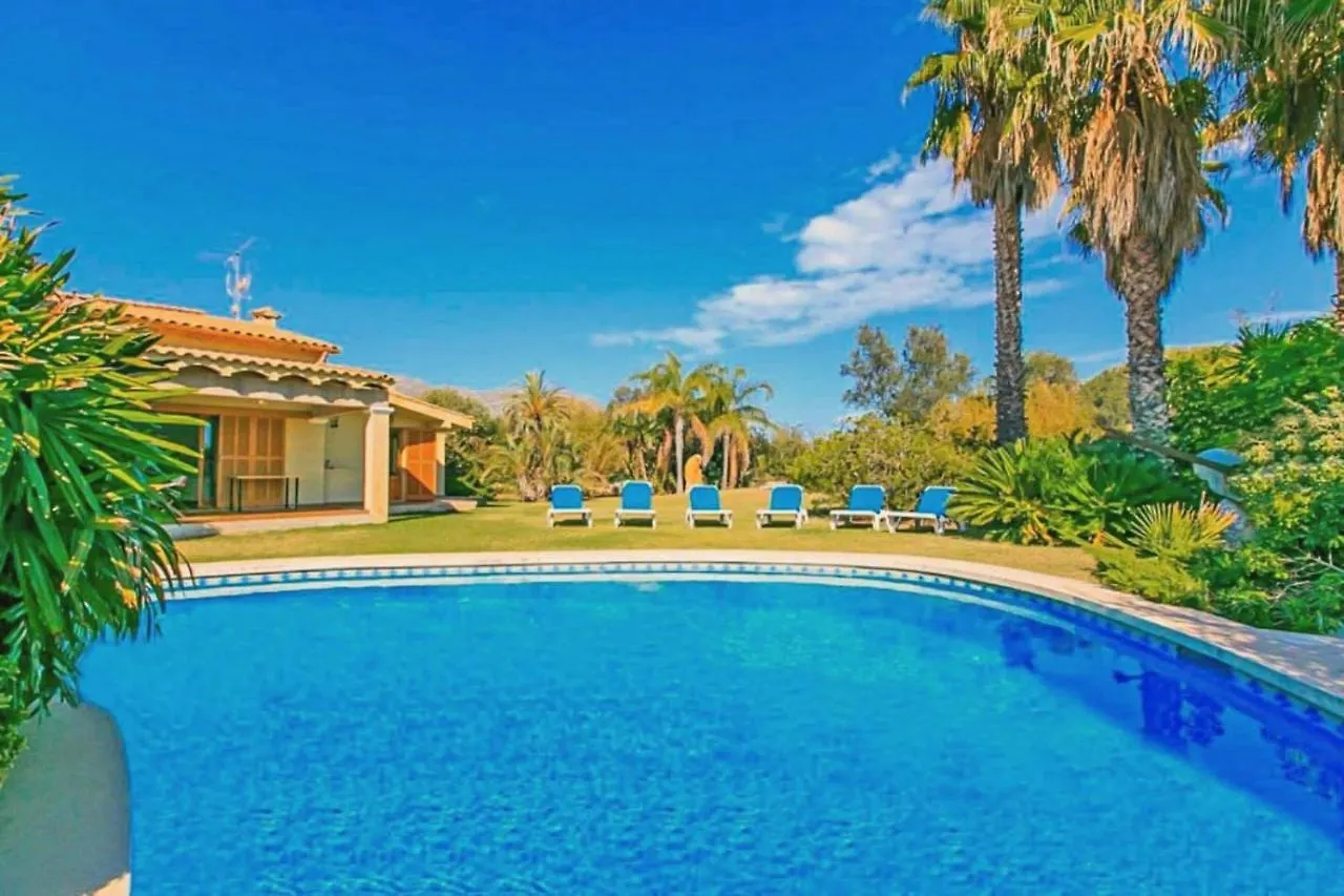 Lovely Mallorca Villa Francisco 3 Bedrooms Private Pool Close To Restaurants Pollensa Pollenca